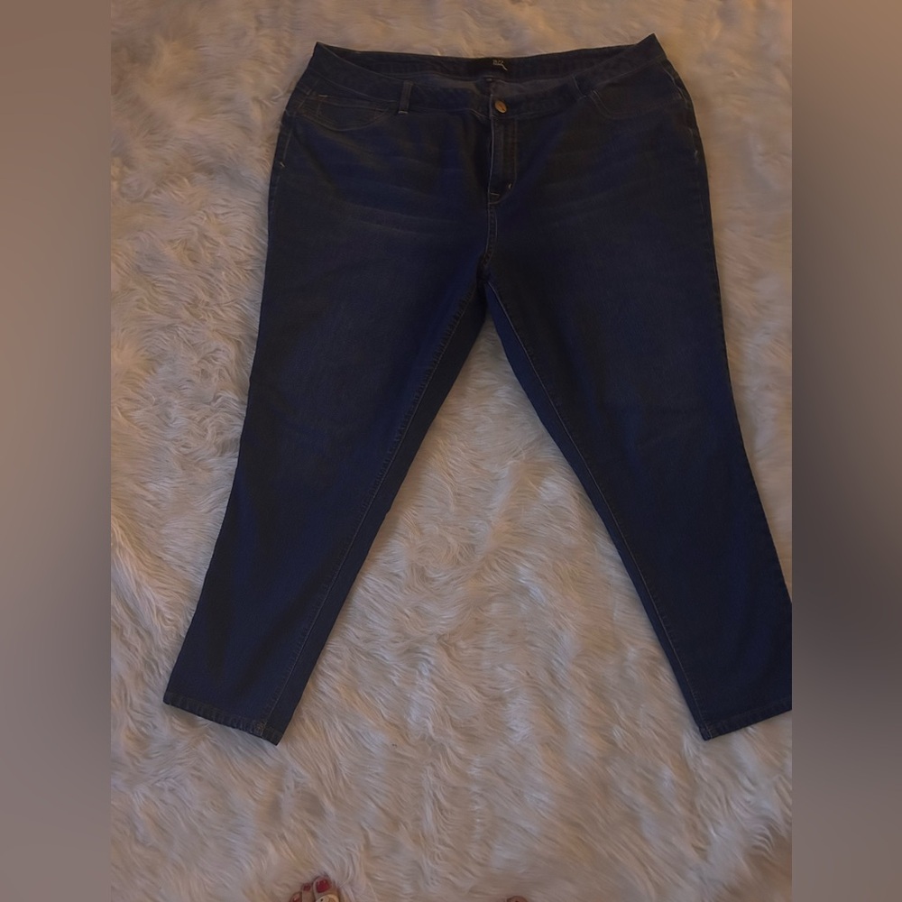 1822 Denim Women's Dark Blue Jeans 20W - Picture 2 of 9
